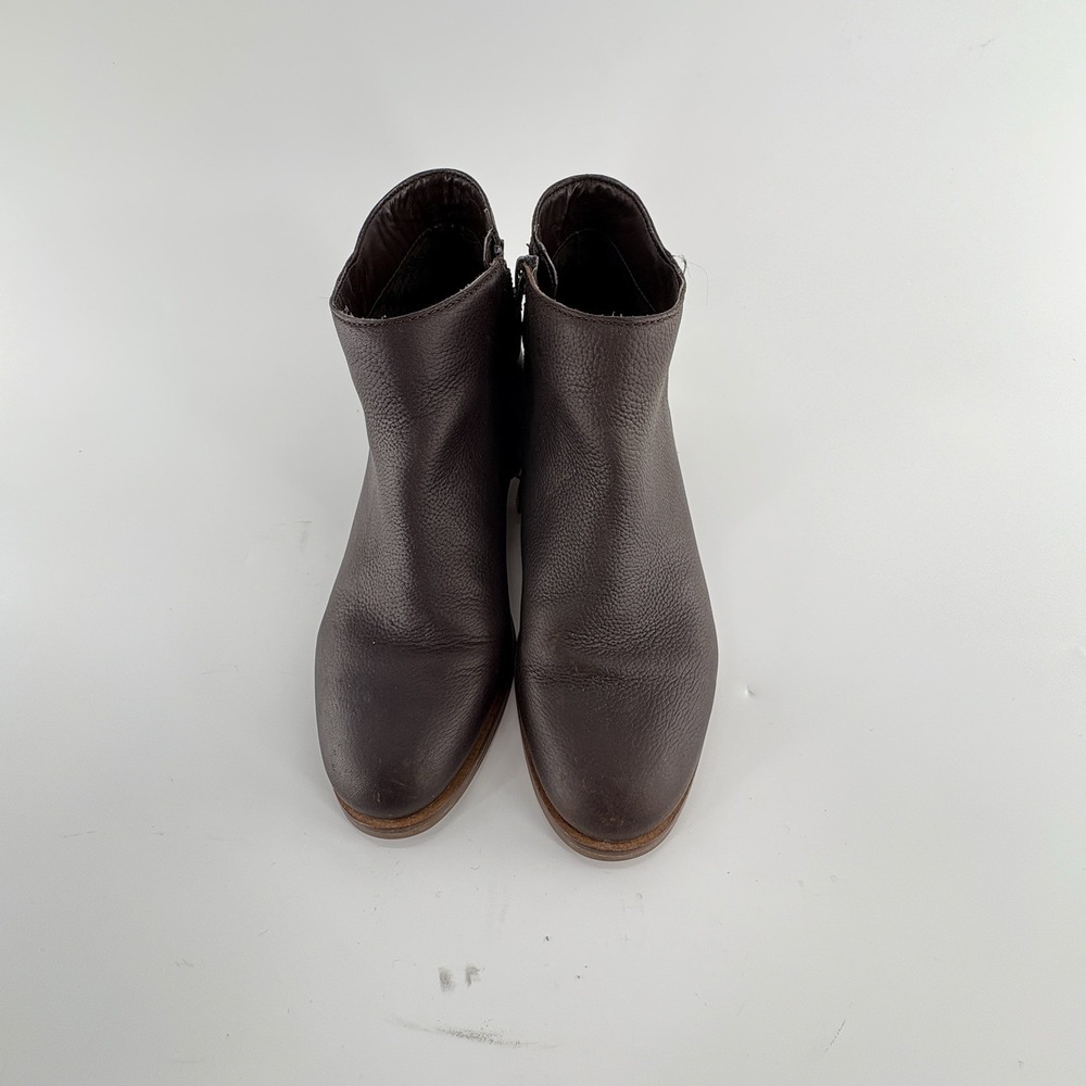 Cole Haan Ankle Bootie Womens 7B Brown Side Zip Chukka Lilah Boots W14924